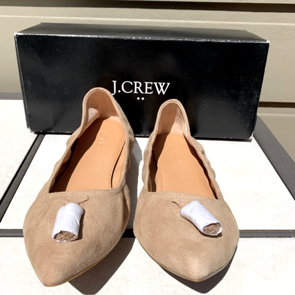 J Crew Suede Tassel Flats
